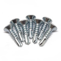 Europe hot sale Perfect quality and bottom price flat head self drilling pvc profile window screws